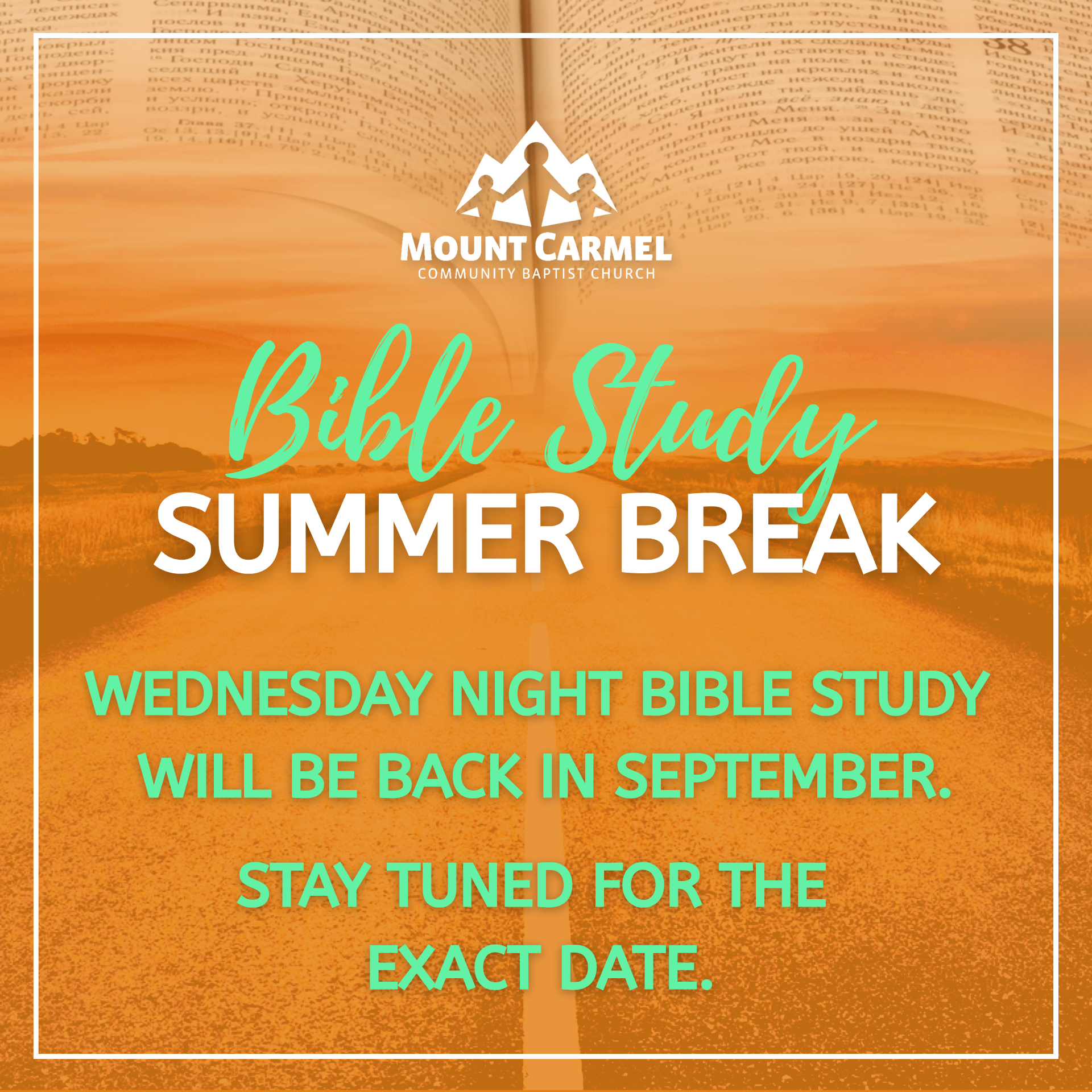 Wednesday Night Bible Study
