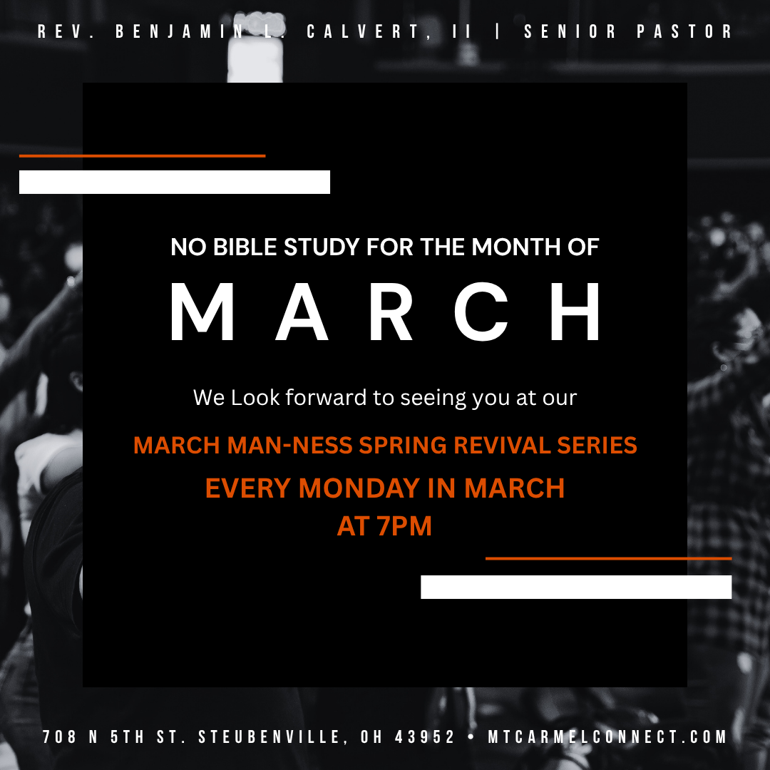 Wednesday Night Bible Study